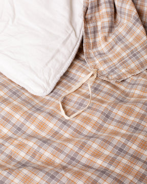 Jogo de Duvet Xadrez - Mocha