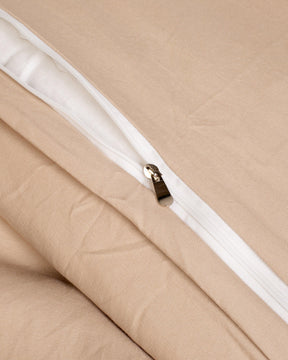 Jogo de Duvet Solid Washed - Vanilla
